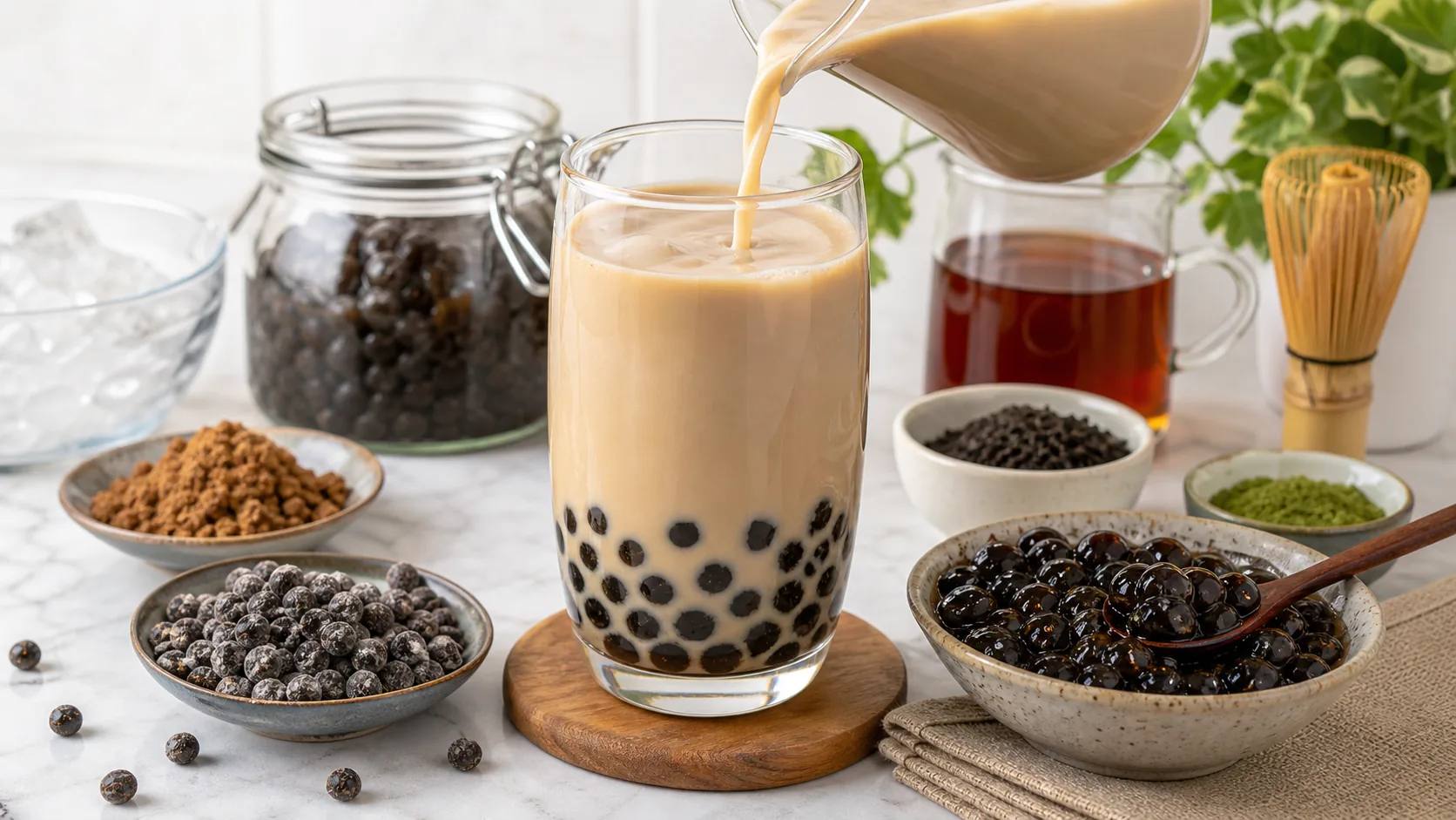 How to Make Boba Pearls ingredients and process