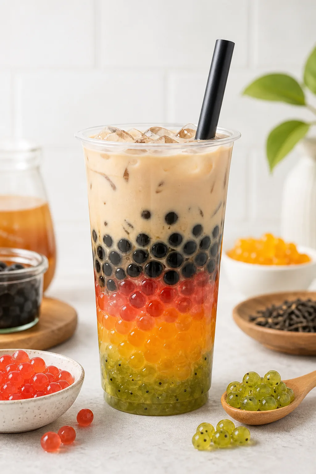 Popping Boba Ideas pinterest hero finished drink for Boba Bloom